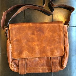 Frye “Logan” Leather Messenger Bag